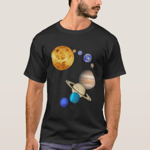 T-shirt Planètes Dans Le Système Solaire - Science