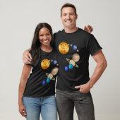 T-shirt Planètes Dans Le Système Solaire - Science (Unisexe)