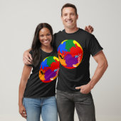 T-shirt Planètes de fierté - Pluton - Fierté de progrès (Unisexe)