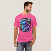 T-shirt Planètes de l'espace Capybara (Devant entier)