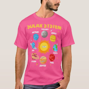 T-shirt Planètes de systèmes solaires pour les enfants Sys