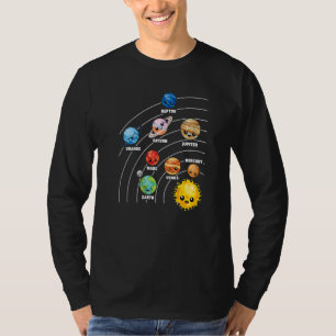 T-shirt Planètes du système solaire Science Planète spatia