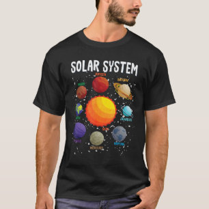 T-shirt Planètes du système solaire Science Planètes spati