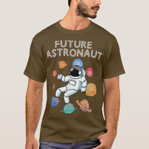 T-shirt Planètes Espace Extérieur Astronaut Junior Galaxy 
