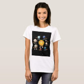 T-shirt Planètes et système solaire (Devant entier)