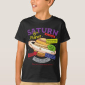 T-shirt Planètes parfaites, Enseignants - Saturne, pour Sy (Devant)