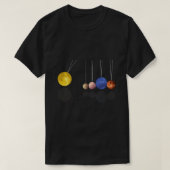 T-shirt Planètes pendule système solaire astron science sp (Design devant)