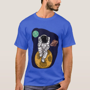 T-shirt planètes spatiales astronautes