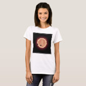 T-shirt Planètes Transitant Red Nwarf Star Dans Trappist-1 (Devant entier)