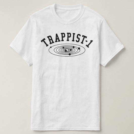 T-shirt Planètes TRAPPIST-1 (Design devant)