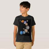 T-shirt Planets du système solaire (Devant entier)
