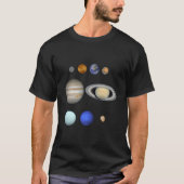 T-shirt Planets Solar System (Devant)