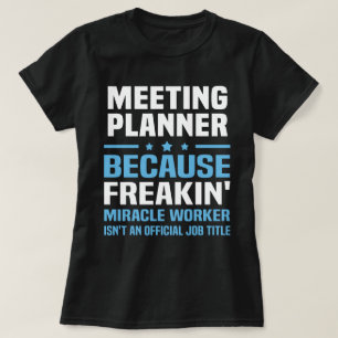 T-shirt Planificateur de réunions