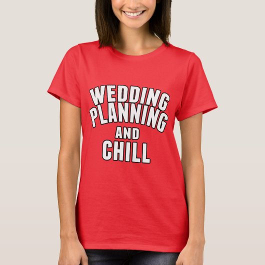 T-shirt Planification et refroidissement des mariages (Devant)