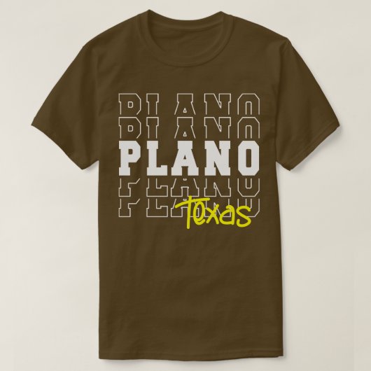 T-shirt Plano city Texas Plano TX (Design devant)