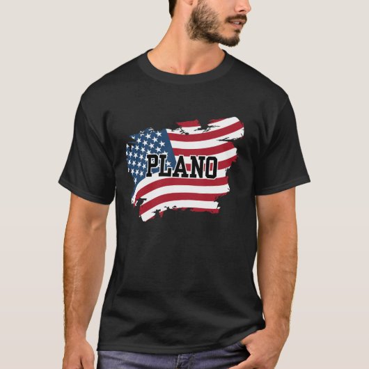 T-shirt Plano USA (Devant)