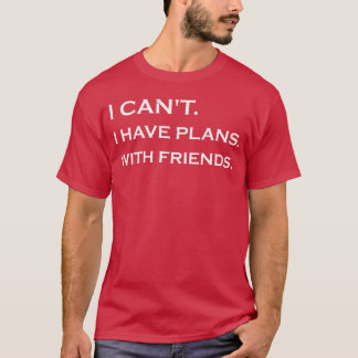 T-shirt Plans avec famille d'amis