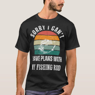 T-shirt Plans de bâton de pêche Tee : Roue dans le style h