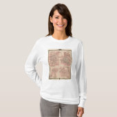T-shirt Plans de Cedar Falls 2 (Devant entier)