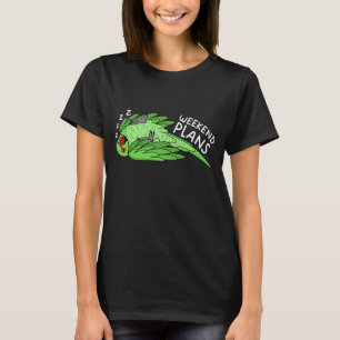 T-shirt Plans de fin de semaine Parrot I dormant Green Ind