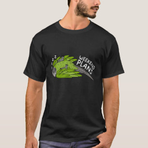 T-shirt Plans de fin de semaine Parrot I Sleeping Dusky tê