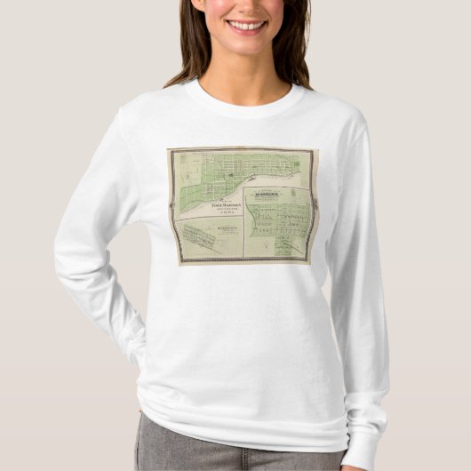 T-shirt Plans de fort Madison (Devant)