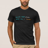 T-shirt Plans de suppression SQL Humour du dimanche de cod (Devant)
