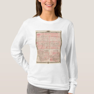 T-shirt Plans d'Oskaloosa, d'Eddyville et de ville d'Albia