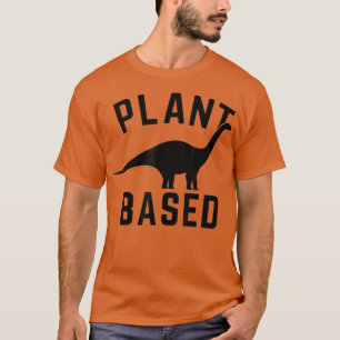 T-shirt Plant Based Diet Dino Vegan Vegetarian Nature Herb