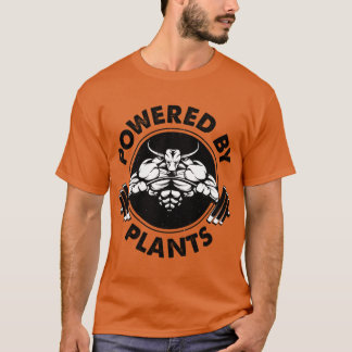 T-shirt Plant powered Vegan workout friend