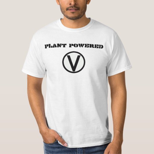 T-shirt Plante actionné (Devant)