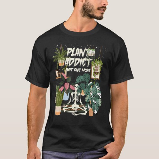 T-shirt Plante Addict Philodendron Micans Monstera Albo Ho (Devant)