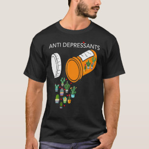 T-shirt Plante antidépresseur Cactus Succulent