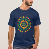 T-shirt Plante basé avec le mandala (Devant)