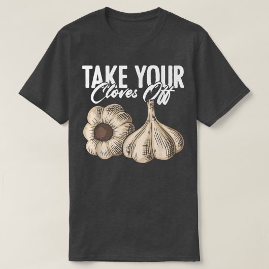 T-shirt Plante bulbeux à l'ail végétarien M (Design devant)