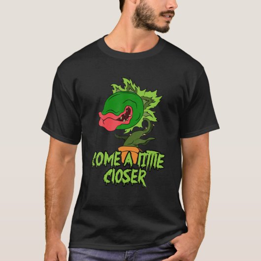 T-shirt Plante carnivore Halloween Vénus Trap (Devant)