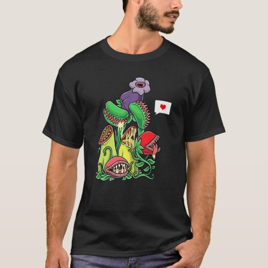 T-shirt Plante carnivore Vénus Flytrap Jardin Gardene (Devant)