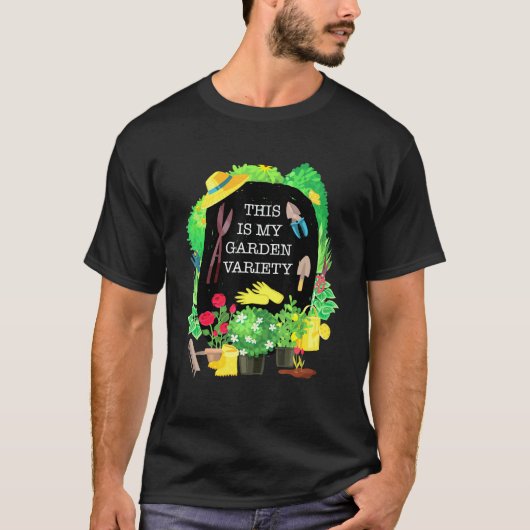 T-shirt Plante - C'Est Ma Variété De Jardin - Nature - Bot (Devant)