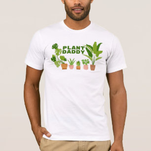 T-shirt plante Daddy   Cadeaux pour amoureux Plant