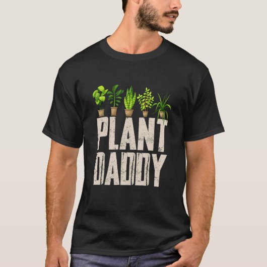 T-shirt Plante Daddy Gardener Botanique Plantes Fête des p (Devant)