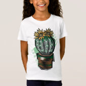 T-Shirt Plante de cactus dans un pot (Devant)