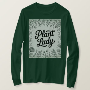 T-shirt Plante de cadre végétal vert