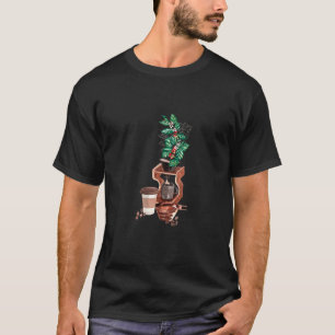 T-shirt Plante de café Espresso Barista Graphic Art