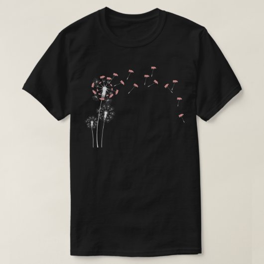 T-shirt Plante de fleurs animales - Dandelion Pig178 (Design devant)