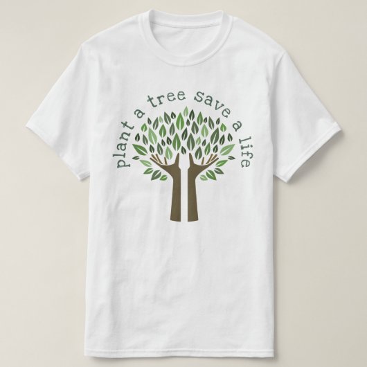 T-shirt Plante d'un arbre (Design devant)