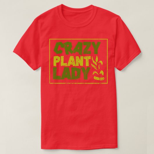 T-shirt Plante folle Plante dame 2 (Design devant)