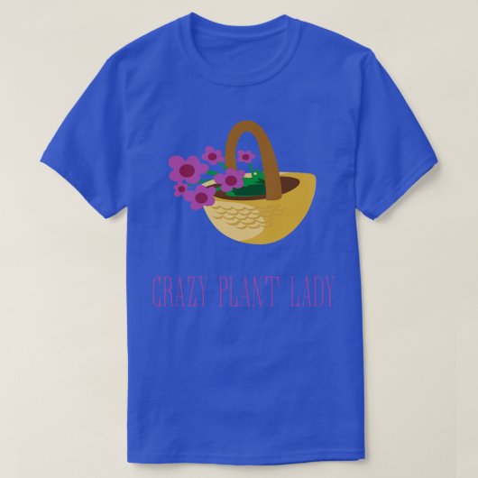 T-shirt Plante folle Plante dame 3 (Design devant)