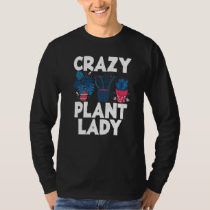 T-shirt Plante fou Lady Gardening Plante de fleurs