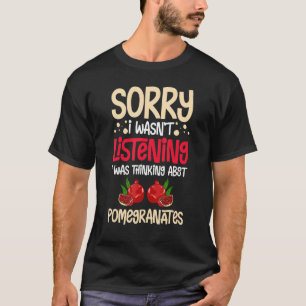 T-shirt Plante Fruit Fruit de graines de Jus de grenade
