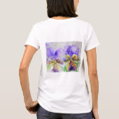 T-shirt Plante Hoarder Funny Gardeners Aquarelle Lily (Dos)